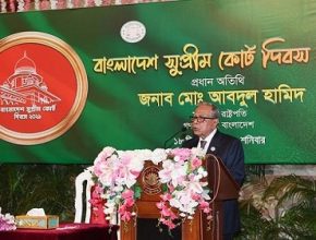 বিচারপ্রার্থীদের যেন আদালতের বারান্দায় ঘুরতে না হয়ঃ রাষ্ট্রপতি