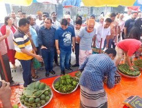 ঢাকার খিলগাঁও এ কৃষকের বাজার উদ্বোধন