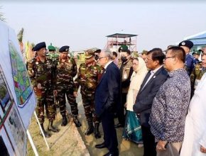 ‘মিঠামইন সেনানিবাস’ করলেন রাষ্ট্রপতি