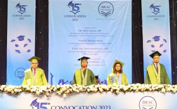 ব্র্যাক ইউনিভার্সিটির ১৫তম সমাবর্তন অনুষ্ঠিত