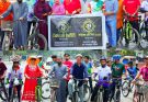 সাইকেল লেন দিবসে বর্ণাঢ্য সাইকেল র‍্যালী অনুষ্ঠিত